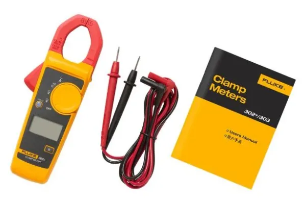 Fluke 302+ Dijital Pensampermetre AC/DC Multimetre Kompakt El Tipi A074 AC400A - 3