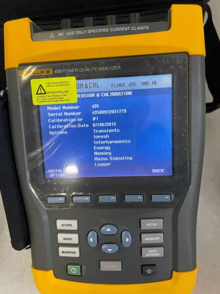 Fluke 435 Üç Fazlı Güç Kalitesi Analizörü ve i430-FLEXI-TF-II - 6