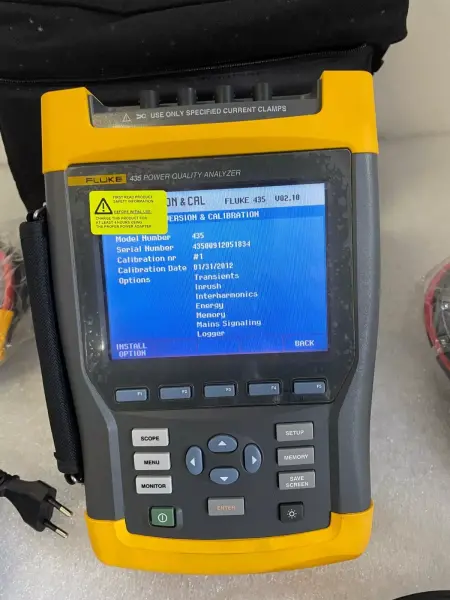 Fluke 435 Üç Fazlı Güç Kalitesi Analizörü ve i430-FLEXI-TF-II - 5