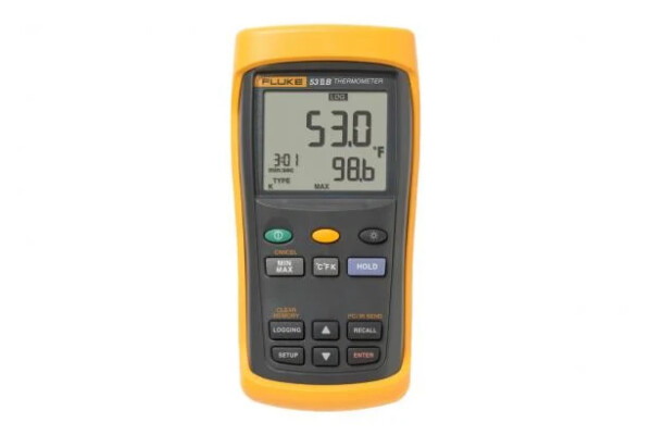 Fluke 53-II B Tek Girişli Dijital Termometre (60 Hz) - Fluke