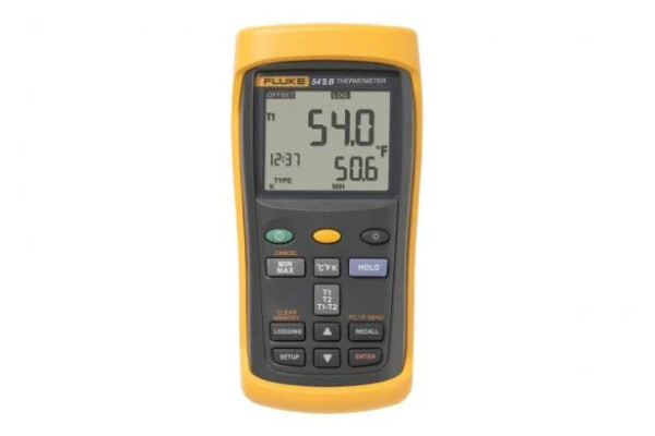 Fluke 54-II B Çift Girişli Dijital Termometre 60 Hz - Fluke
