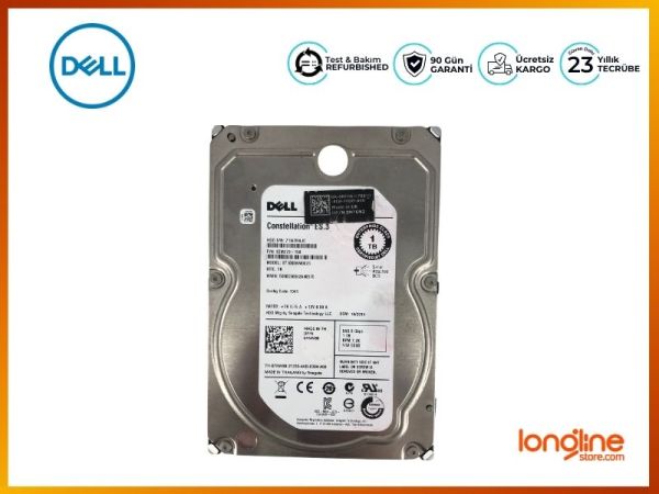 FNW88 DELL 1-TB 6G 7.2K 3.5 SAS w/F238F - 2