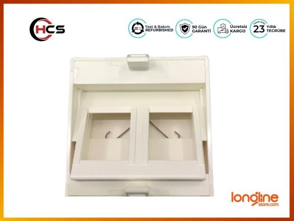 HCS DataLink 45 Degree Angled Face Plate 2 ports,WOO-30304 - 1