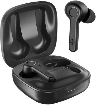 HD Stereo Kablosuz Gürültü Önleyici Oyun Kulaklığı - Siyah, TS-40 TWS Parmak İzi Dokunmatik Bluetooth Kulaklık