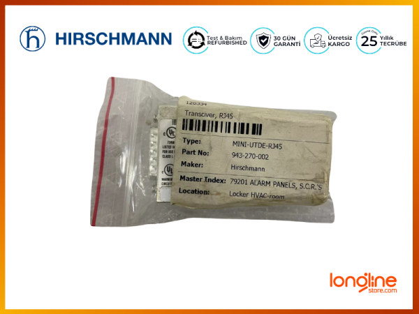 Hirschmann Twisted Pair Transceiver Mini-UTDE 10 BASE-T Comply - 4