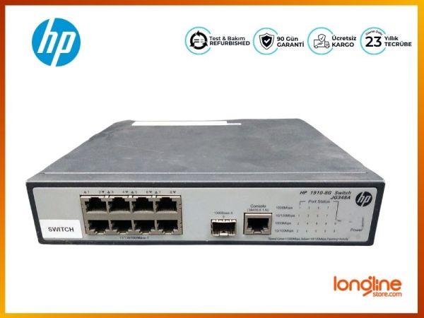 HP JG348A 1910-8G 8-Port Gigabit Managed Ethernet Switch - 5