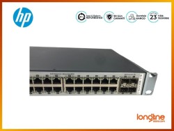 HP - HP 2530-48G J9775A 48 Port 10/100/1000 Mbps 4X SFP Gigabit Switch (1)