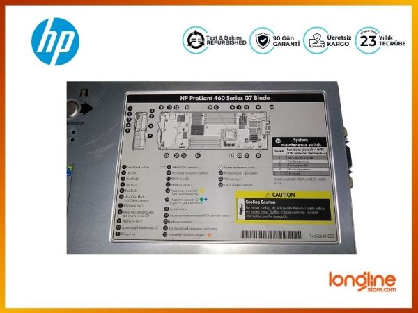HP 603718-B21 ProLiant BL460c G7 CTO Blade Server Base