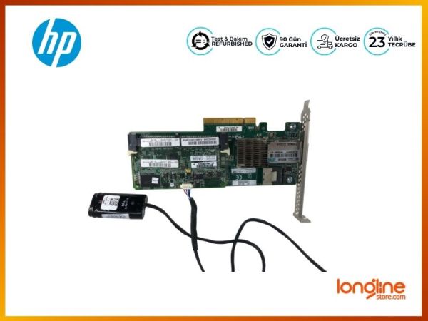 HP 633537-001 P222 512MB FBWC 1-Port PCI-E SAS RAID Controller