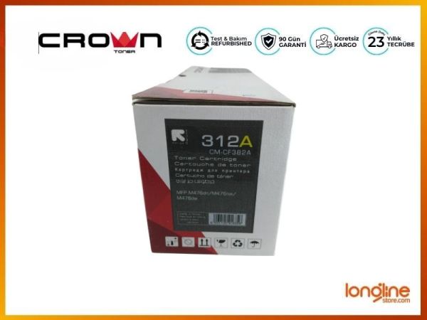 HP Compatible Yellow Toner Cartridge CF382A - 2