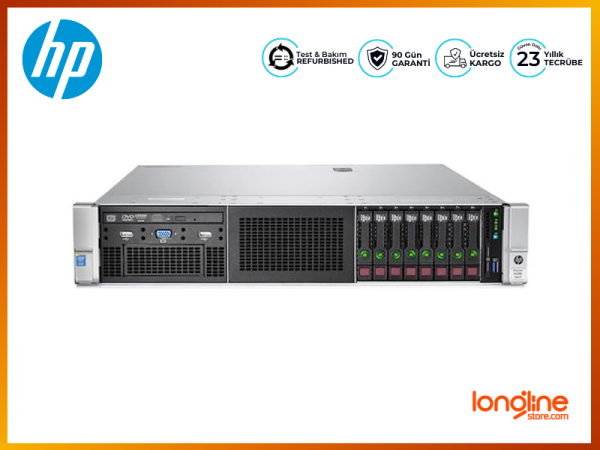 HP DL380 G9 2X E5-2623V3 128GB RAM H730 5x 1.92TB REF. SSD