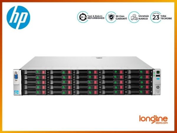 HP DL380P GEN8 2xe5-2630 8x146gb 128gb memory 2xps server