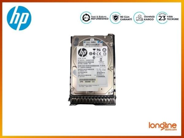 HP HDD 300GB 10K 6G SAS 2.5 SC W/G8 TRAY 652564-B21 653955-001