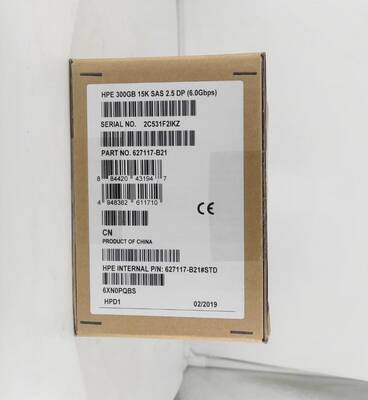 HP 627117-B21 627195-001 627114-002 300GB 2.5'' 15K 6G SAS HDD - 2