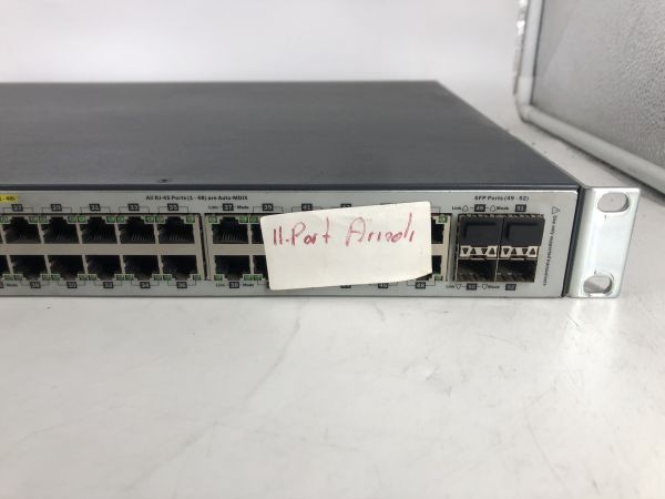 HP J9772A 2530-48G-PoE+ 48 Port Gigabit + 4x Sfp Switch AS IS