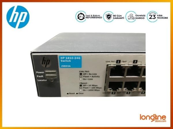 HP J9803A 1810-24G 24-Port Gigabit Smart Web Managed Fast Switch