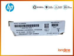 HP RAIL KIT FOR EVA P6000 XL 2u Universal Rails 609784-002 609784 – 001 - HP (1)