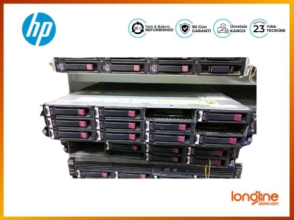 HP STORAGEWORKS P4500 G2 12-BAY SAS STORAGE 2XPSU 12XMEMORY SLOT 2XCPU SLOT 616061-001
