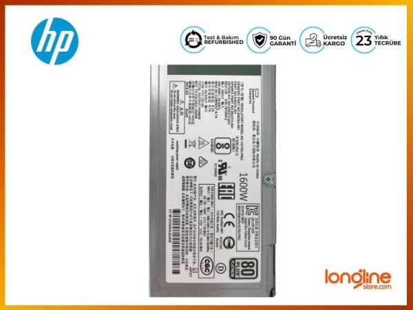 HPE 1600W Flex 80 Plus Platinum Power Supply 830272-B21 863373-001 - 2