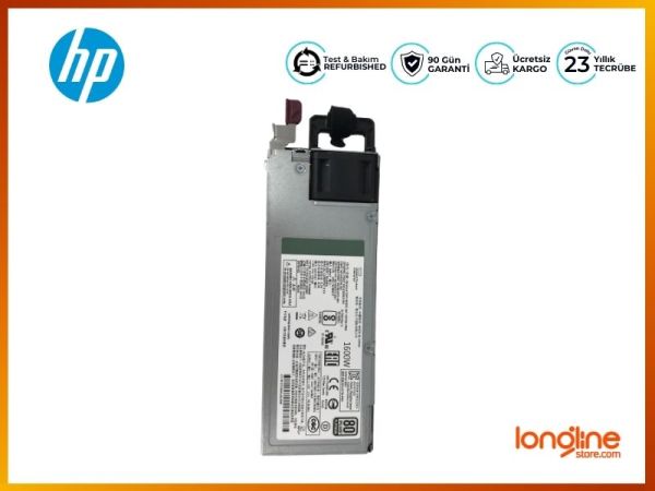 HPE 1600W Flex 80 Plus Platinum Power Supply 830272-B21 863373-001 - 3