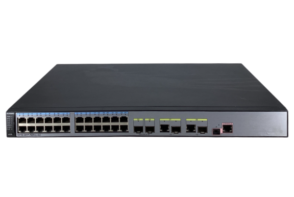 Huawei S5700-28TP-PWR-LI-AC 24-port 1GbE PoE + Layer 3 Switch - 1