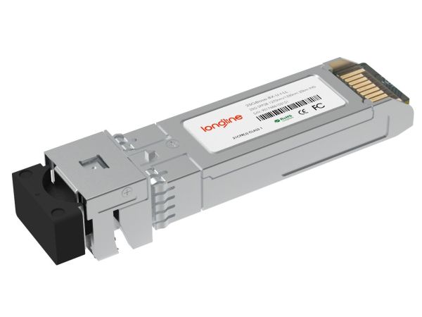 HW 25GBase-BX-U-I Compatible 25GBASE SFP28 1270nm-TX/1330nm-RX 20km Industrial DOM Simplex LC SMF Optical Transceiver Module