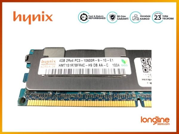 HYNIX HMT151R7BFR4C-H9 4GB 2RX4 DDR3 PC-3 10600R ECC MEMORY
