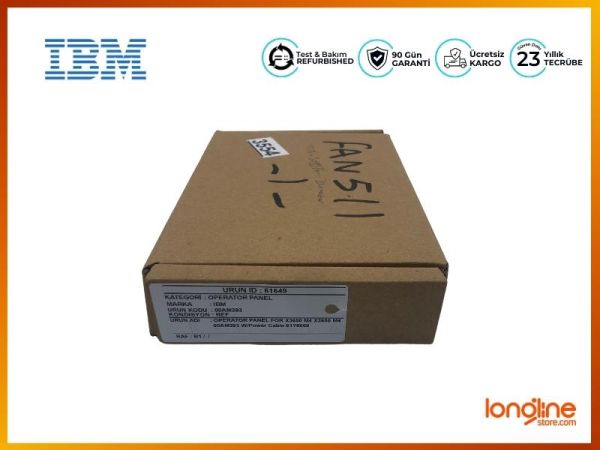 IBM 00AM393 Light Path Diagnostic Panel with CABLE 81Y6668 X3650 M4 X3550 M4