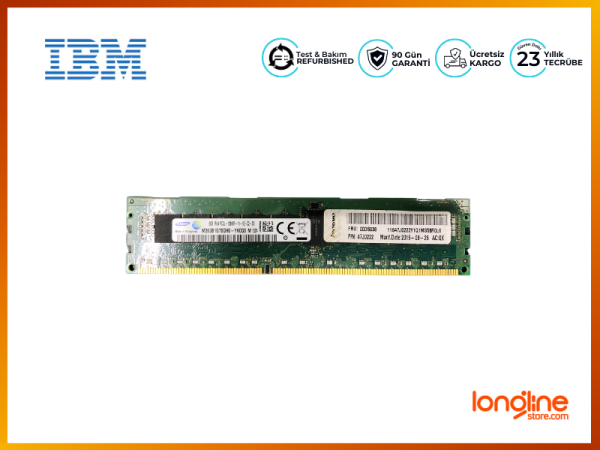 IBM 00D5036 8GB 1RX4 1.35V PC3-12800 CL11 DDR3 1600MHZ RDIMM Ram - 1