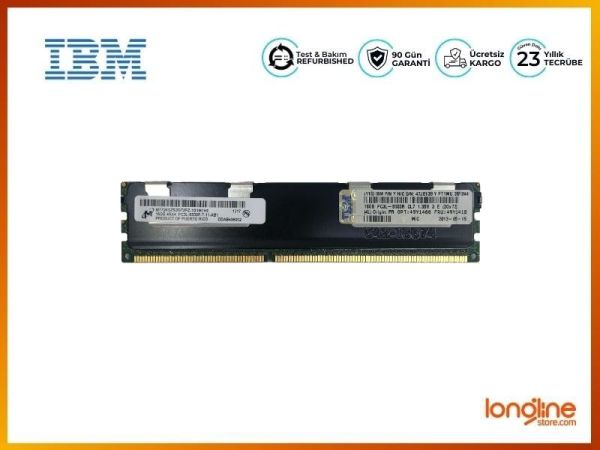 IBM MEMORY DDR3 16GB PC3L-8500R 49Y1400 49Y1418 47J0139