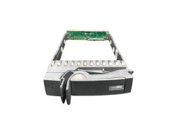 2 NETAPP 3.5 H/D CADDY TRAY W/ SAS TO FIBER CHANNEL BOARD 60-239 FAS2040 2020 - NETAPP