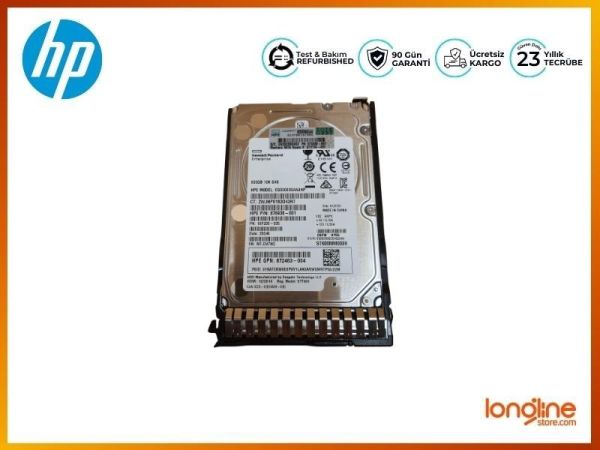 HP 600GB 12G SAS 10K ENT SFF SC DS HDD 872477-B21 872736-001