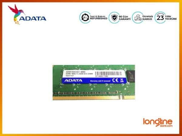 ADATA 2GB DDR3 1600MHZ PC3-12800 CL11 ECC AD3E1600C2G11-BMIK ram
