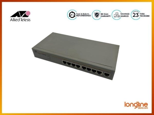 Allied Telesyn AT-FS708 10BASE-T /100 8-Port Ethernet Switch - 3
