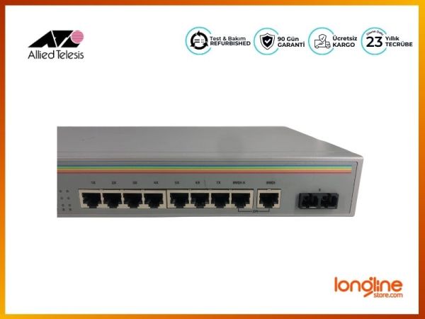 Allied Telesyn AT-FS709FC 8-Port 10/100 Mbps Unmanaged Switch - 1