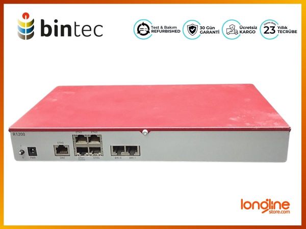 BINTEC R1200 ROUTER INTEGRATED ADSL MODEM ISDN 4 PORTS EXCL PSU - 1