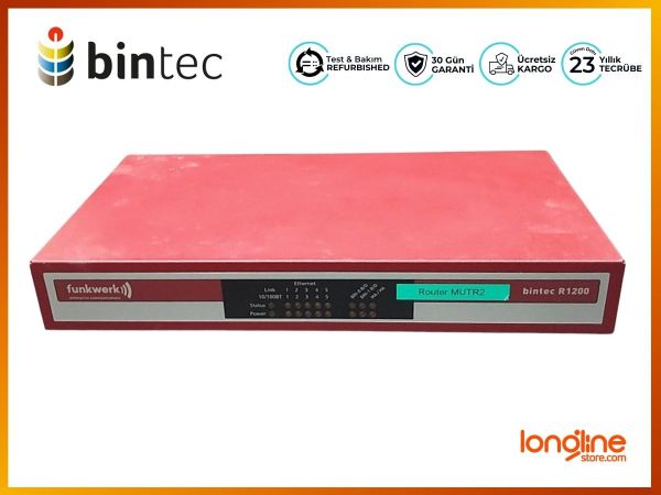 BINTEC R1200 ROUTER INTEGRATED ADSL MODEM ISDN 4 PORTS EXCL PSU