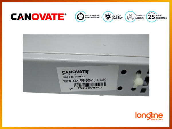 CANOVATE CAN-FPP-200 FIBER OPTIK PATCH PANEL - 4