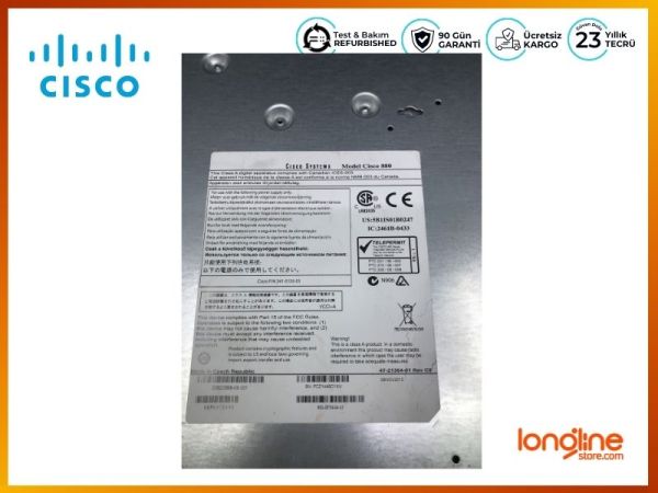 CISCO 888-K9 Cisco 888 G.SHDSL Sec Router w/ ISDN B/U Router