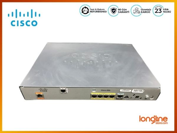 CISCO 888-K9 Cisco 888 G.SHDSL Sec Router w/ ISDN B/U Router