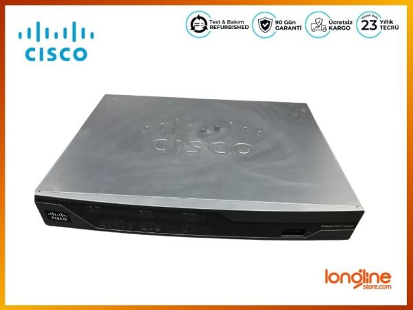 CISCO 888-K9 Cisco 888 G.SHDSL Sec Router w/ ISDN B/U Router - 3