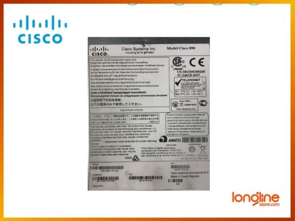 Cisco CISCO891-K9 891 Gigabit Ethernet Security Router - 1