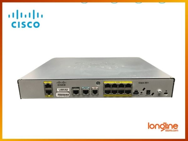 Cisco CISCO891-K9 891 Gigabit Ethernet Security Router - 2