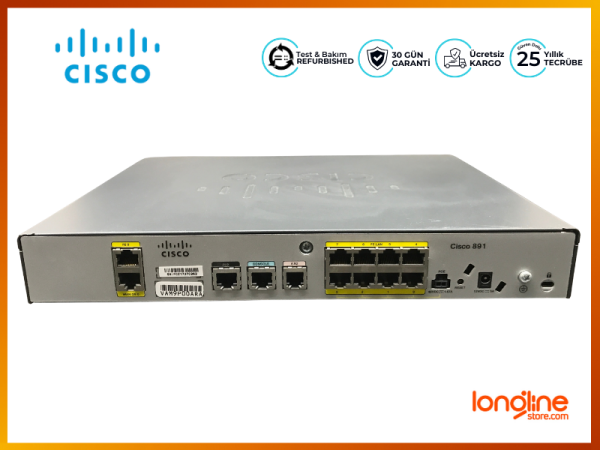 Cisco CISCO891-K9 891 Gigabit Ethernet Security Router - 2