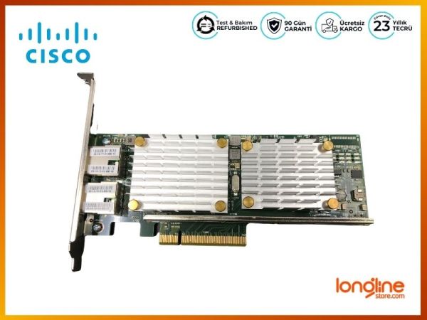 CISCO BROADCOM PCI-E 2 Port 10GBASE UCSC-PCIE-BTG 74-10608-01 - 1