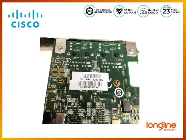 CISCO BROADCOM PCI-E 2XPORT 10GBASE UCSC-PCIE-BTG 74-10608-01