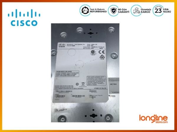 Cisco C898EAG-LTE-GA-K9 Güvenli GE SFP Router G.SHDSL - 1