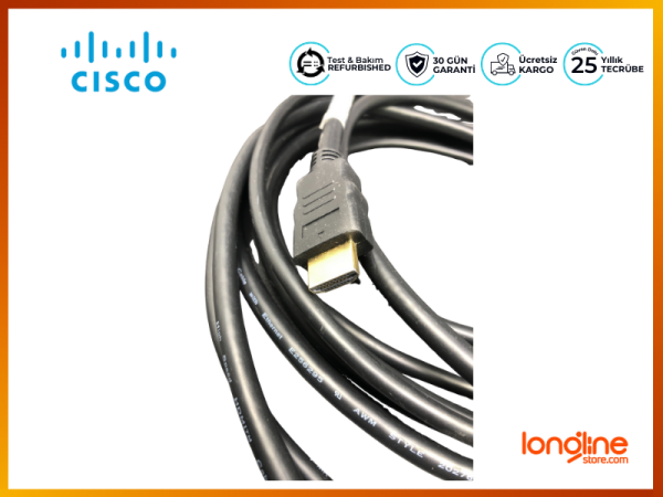 CISCO CAB-HDMI-PHD12XS SX20 Codec için Kamera Kablosu 72-5176-01 A0 - 3