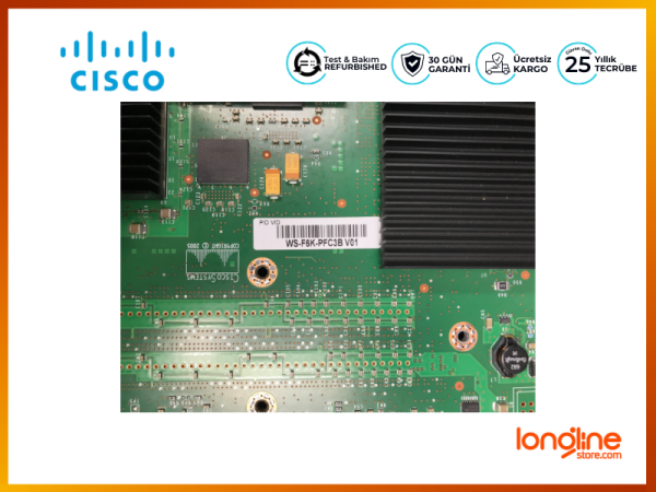 Cisco Catalyst WS-SUP720-3B Yönetici Modülü 720 WS-F6K-PFC3B - 3