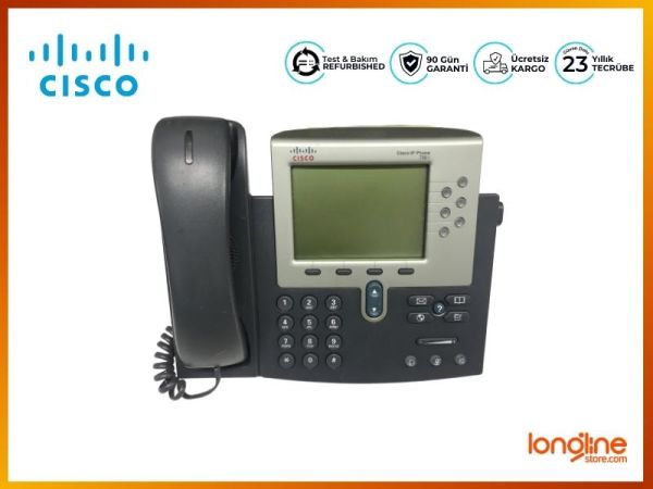 Cisco CP-7961G Unified IP PoE VoIP Phone